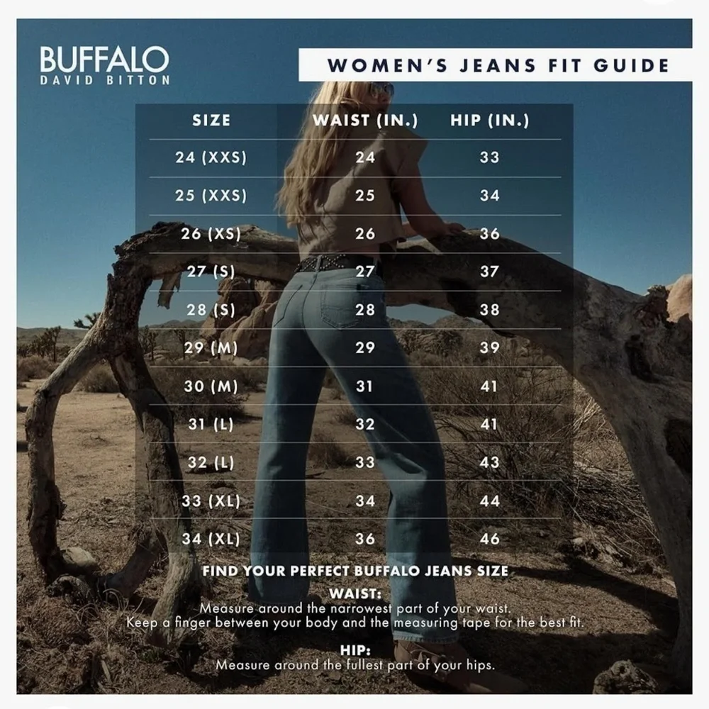 Buffalo David Bitton Ladies' Mid-Rise Faith Skinny Jean Size 29